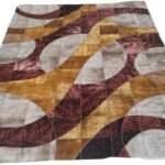 حافظة سجاد مقاس 175*280 سم مستطيلة سهلة التنظيف مثالية لغرف النوم والمعيشة والطعام متعددة الألوان تصوير على الطبيعة وزن المنتج 4 كجم