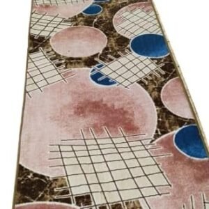 Mac walker made with a jeans back. Photographed in real life. (Brown x Cashmere) Size 100 x 100 cm.