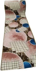 مشاية ماك مصنعة بظهر جينز . التصوير على الطبيعة . (بنى × كشمير) مقاس 120 ×200 سم .