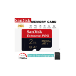 بطاقة ذاكرة صغيرة الحجم عالية السرعة من صن ديسك  بمساحة تخذين 2  تيرا بايت ( 2000 جيجا بايت ) .