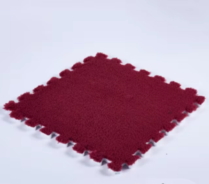 سجادة متشابكة من الاسفنج الناعم المنفوش، سجادة واقية للارضيات والتمارين الرياضية وغرفة الاطفال والمنزل وغرفة النوم . مقاس 30×30 سم عدد 12 قطعة .