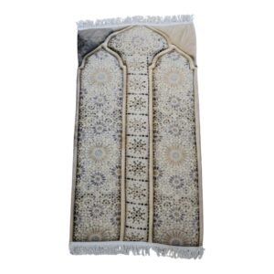 سجادة صلاة مبطنة بالأسفنج - مريحة بتصميم انيق ( 60 × 110 سم )