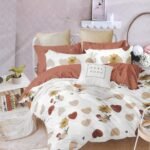 لحاف سرير شتوي من المايكروفايبر بديل الريش حشوة الفايبر البديل للريش مقاس 2.20×2.40 متر