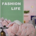 طقم ملايات سريركبير مكون من ٤ قطع . ملاية 240*240سم+1مخدة160*45سم+2خدادية 50*70سم .