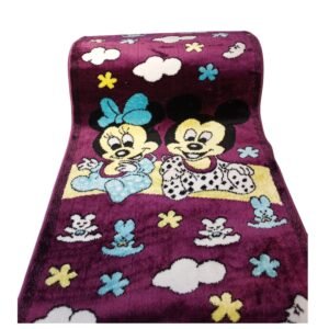 مشاية أطفال برسومات كرتونية خامة تقيلة من النساجون الشرقيون، عرض 100 سم، ألوان مبهجة وناعمة، مناسبة لغرف الأطفال 100*100سم