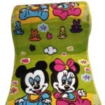 مشاية أطفال برسومات كرتونية خامة تقيلة من النساجون الشرقيون، عرض 100 سم، ألوان مبهجة وناعمة، مناسبة لغرف الأطفال 100*400سم